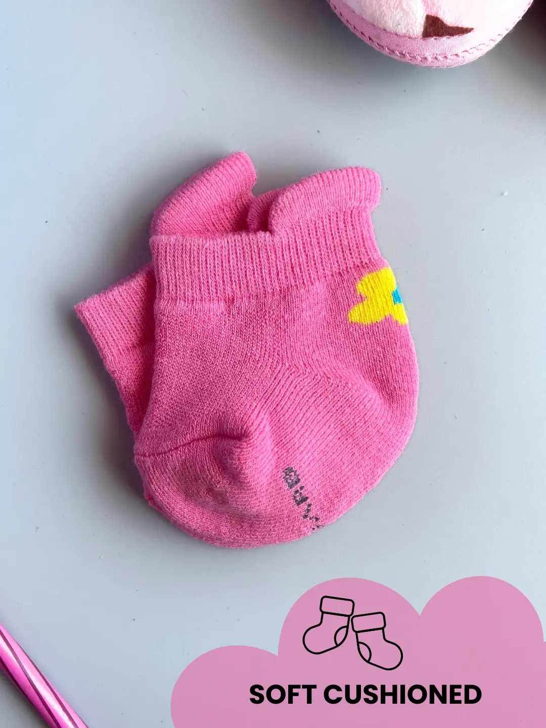  soft cotton baby socks that provide a cozy and secure fit for infants