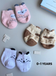 Soft Baby Socks for Boy and Girl with Animal Pattern - Pack of 3 pairs