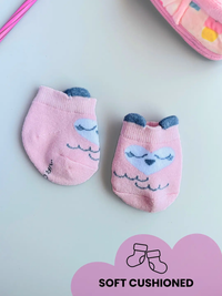 Soft cotton baby socks for newborns, infants, and toddlers, featuring a stretchy, non-slip design for added comfort and safety.