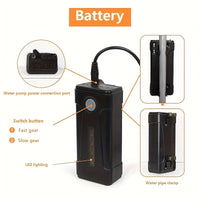 Portable Electric Shower with Battery