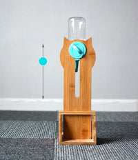 Cat water fountain dispenser with circulating filtered flow — view 2