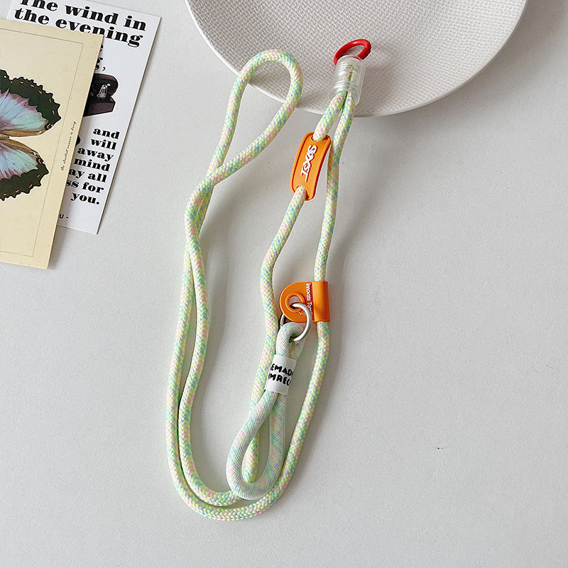 Mobile phone crossbody lanyard rope strap hands free — view 6