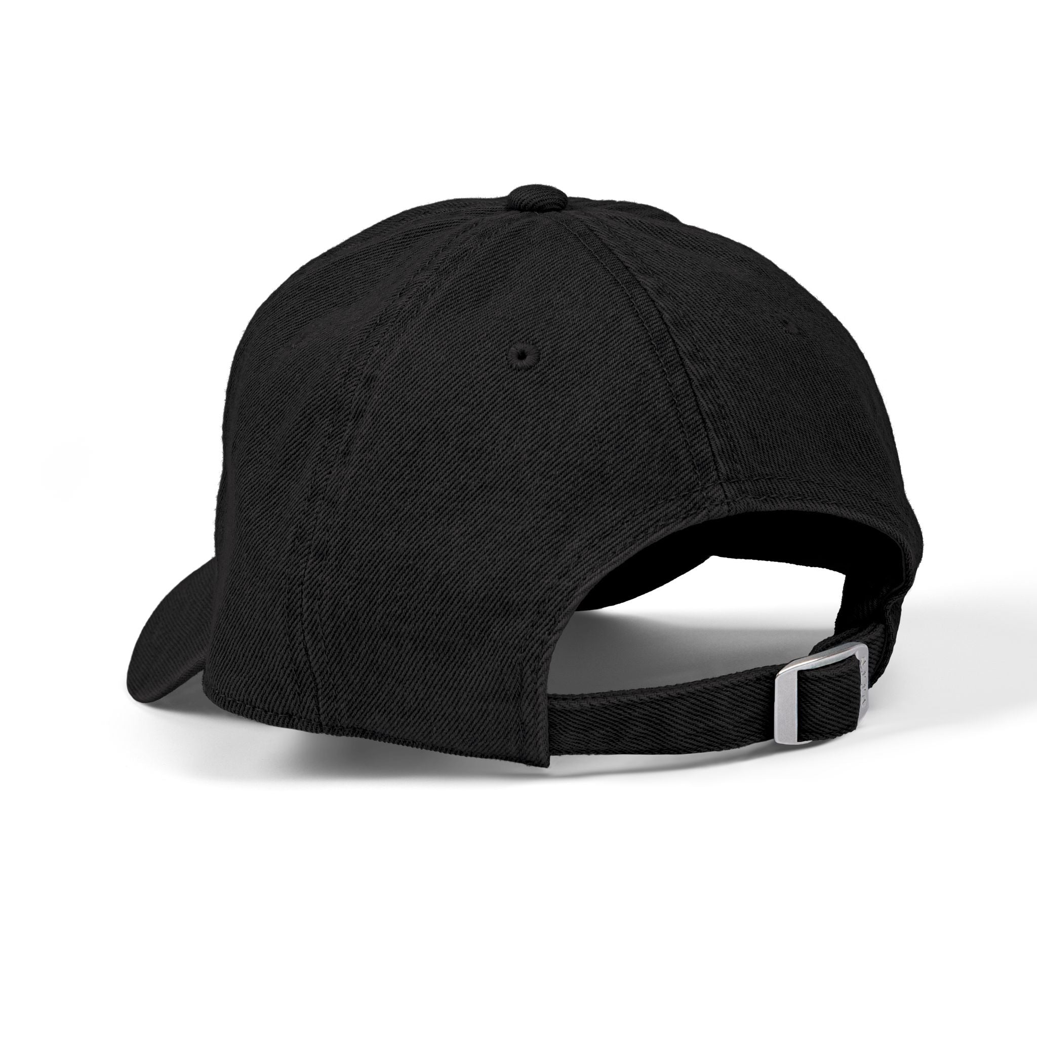 Embroidered ‘impt’ Denim Hat — Minimal Logo Baseball Cap