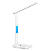 LED desk lamp with wireless charging pad and USB port — view 3