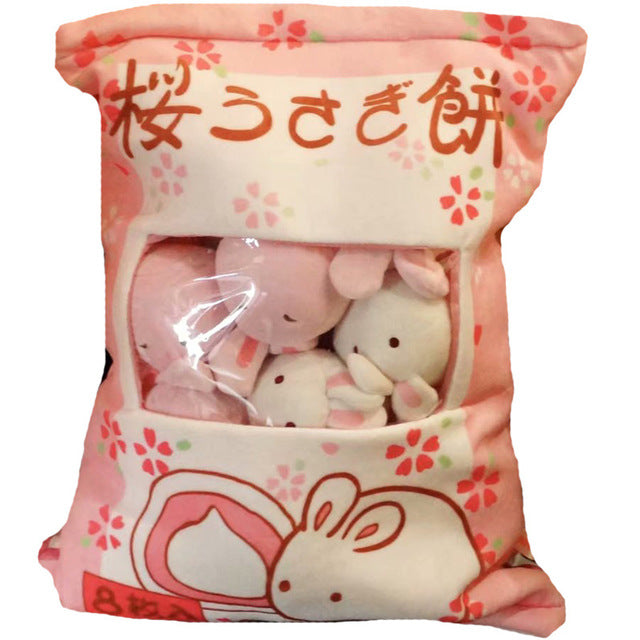 Large snack bag shaped plush pillow novelty toy — view 17