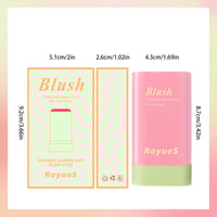 Waterproof multifunctional cream blush stick for cheeks lips eyes — view 3