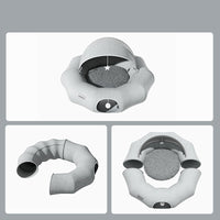 Foldable donut shape cat tunnel and crawl shelter — view 4
