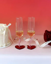 Heart Wine Glass Set-1