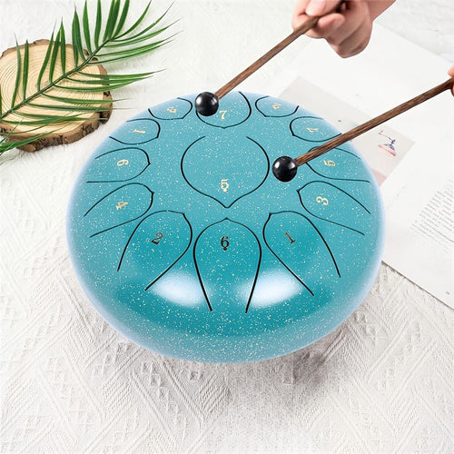 13-Note Steel Tongue Drum with Bag Set-1