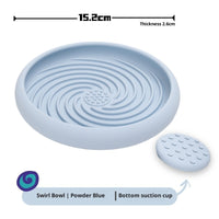Silicone dog slow feeder lick mat with suction cups — view 5