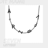 Stainless Steel 26 English Letter Name Necklace