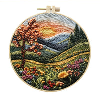 DIY embroidery handmade cloth art material kit — view 3