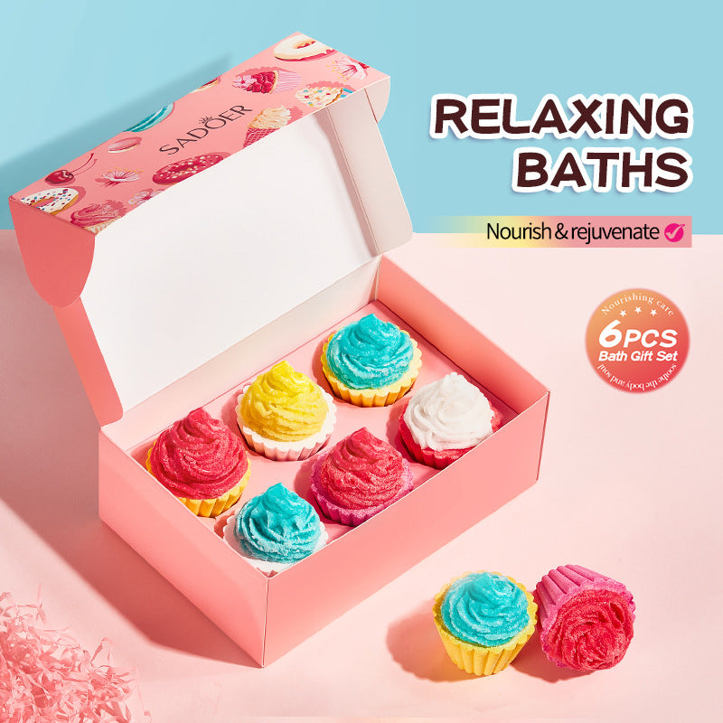 Ice cream shape bath salt gift set for self care — view 5