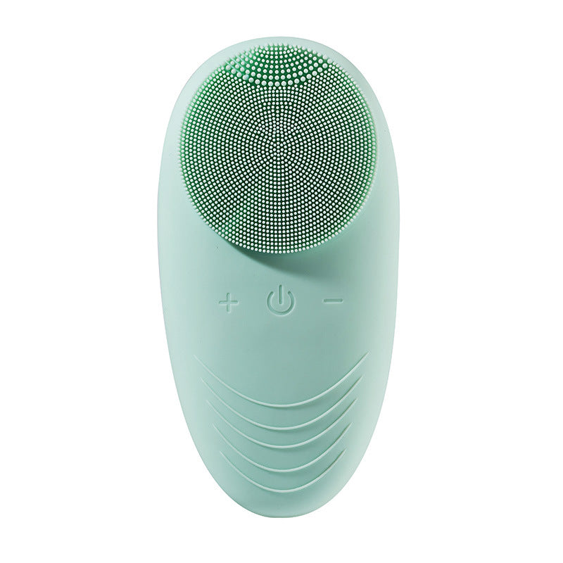 Mini electric sonic facial cleansing brush with silicone bristles — view 8