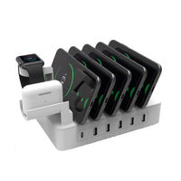 Desktop multi port USB fast charging station dock — view 5