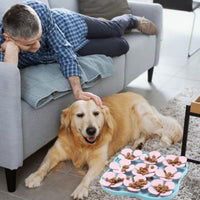 Silicone slow feeder dog bowl for calmer meals — view 4