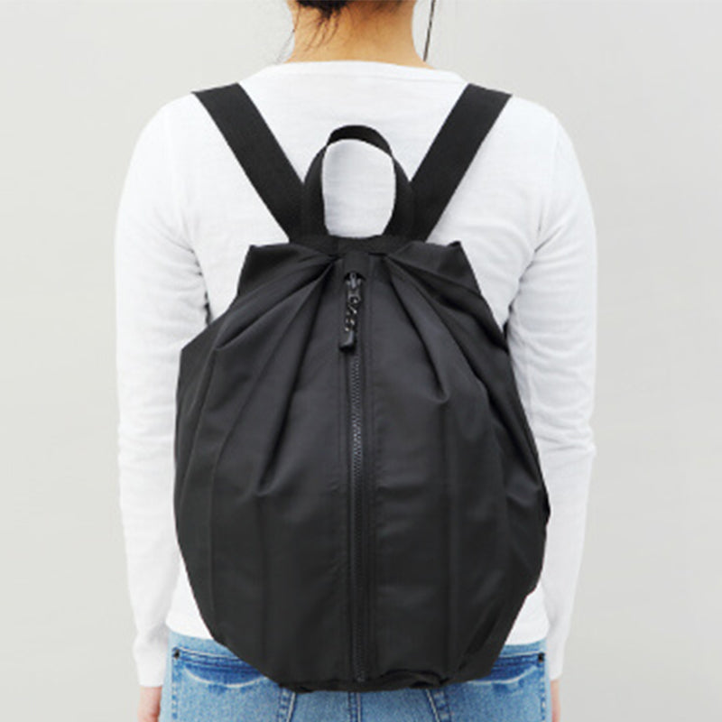 Foldable mini reusable grocery tote shopping bag in compact pouch form — view 5