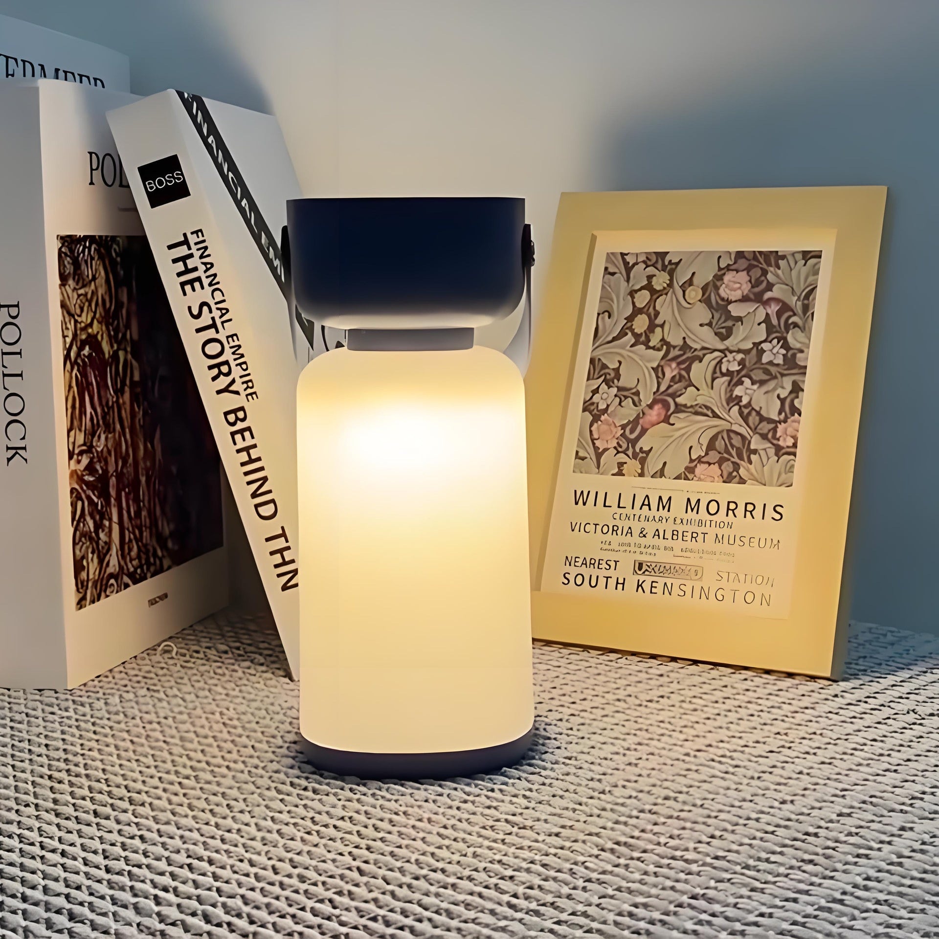 Portable USB rechargeable waterproof camping lantern