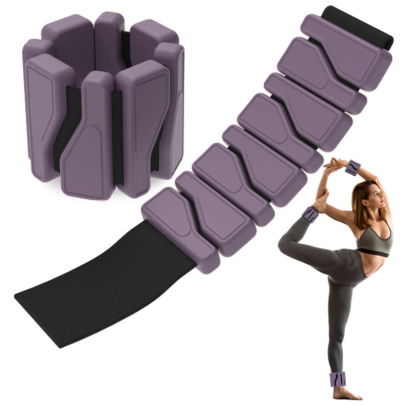 Weighted silicone fitness bracelet invisible wrist ankle weights — view 10