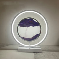 Minimalist quicksand decorative table lamp with flowing sand art — view 4