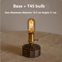 Retro bedside ambient bedroom lamp with warm glow — view 5