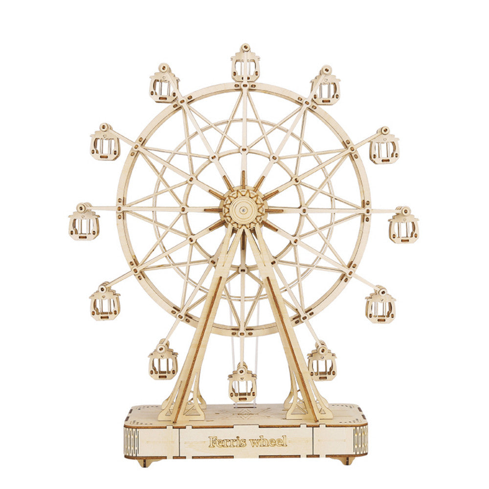 3D three dimensional wooden puzzle kit for adults — view 7