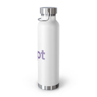Insulated 22oz Water Bottle — IMPT Vacuum Flask with Purple Logo