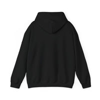 City Skyline Hoodie — Minimal White Line Landmark Graphic