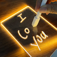 LED message note board and USB night light