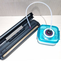 Household vacuum food sealer machine with sealing bags — view 3