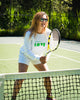 Women's Tennis Love Crew Sweatshirt, White