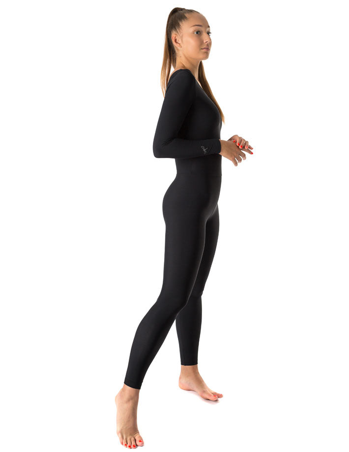Aerial silk unitard, long sleeve catsuit - Lara