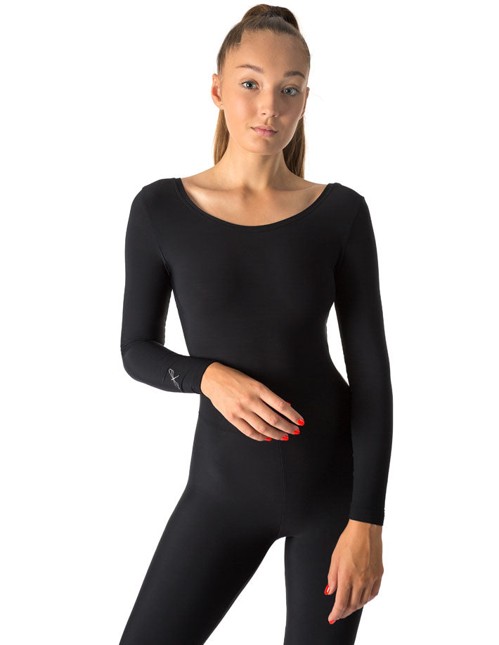 Aerial silk unitard, long sleeve catsuit - Lara