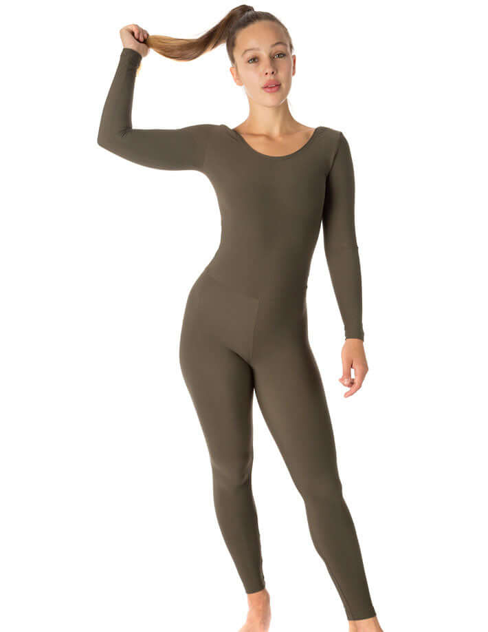 Aerial silk unitard, long sleeve catsuit - Lara