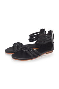 All Aboard Braided Leather Sandals (Sz. 8.5)