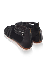 All Aboard Braided Leather Sandals (Sz. 8.5)