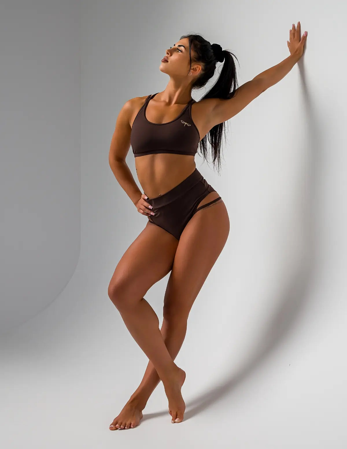 Pole Shorts with Side Straps - Anna