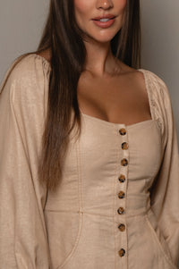 Avignon Button Down Long Sleeve Dress