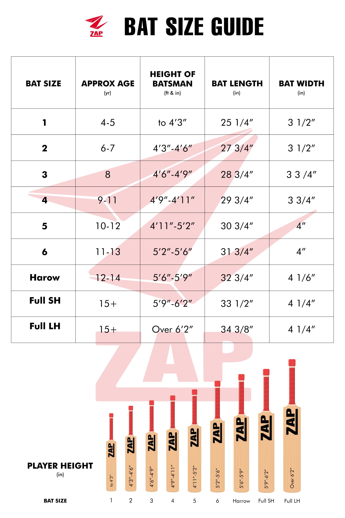 ZAP Besto Kashmir Willow Bat