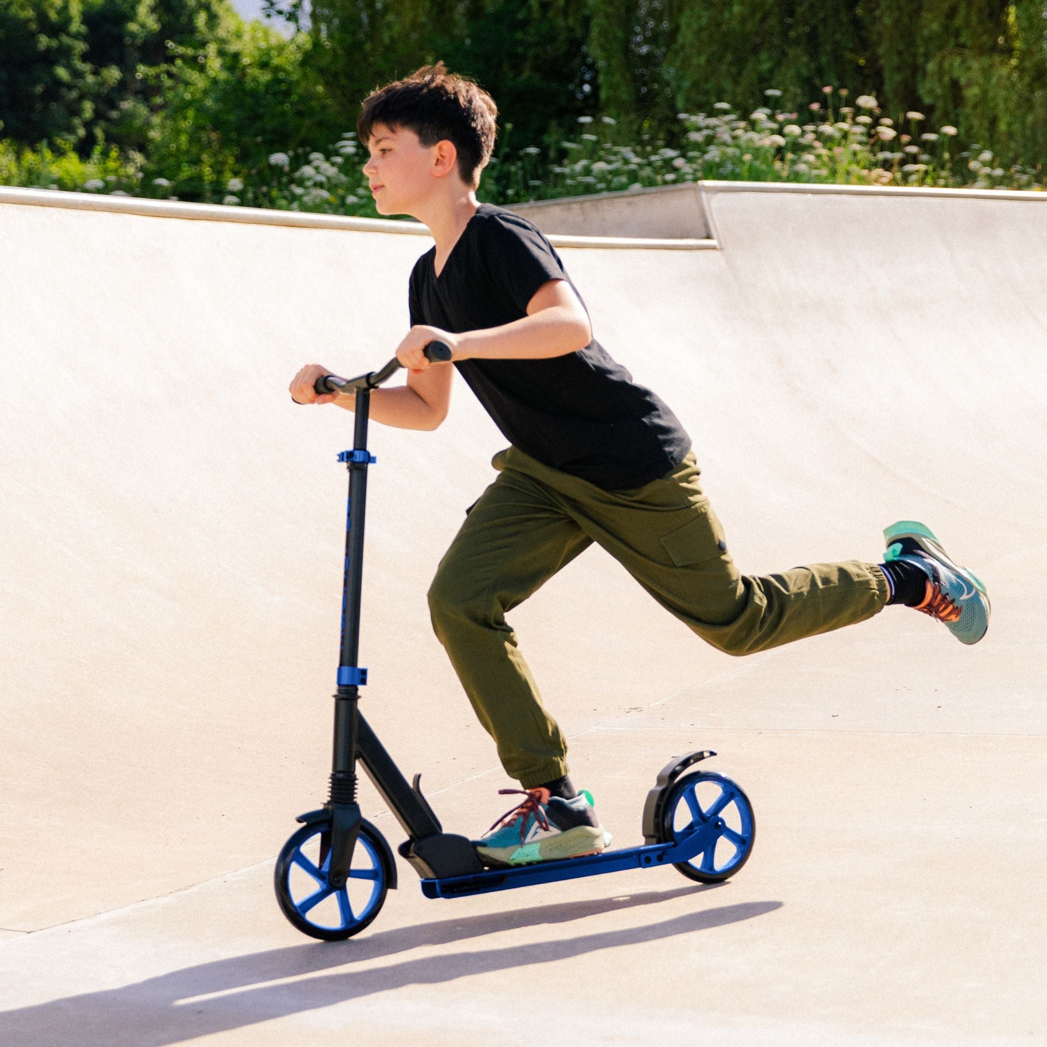 Deep Blue - Big 2 Wheel Scooter-2