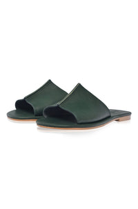 Bilbao Leather Slides