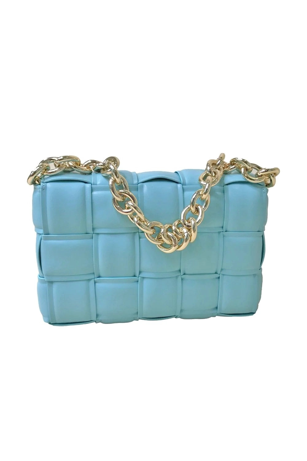 Blue vegan leather handmade Millie crossbody bag by Jayley