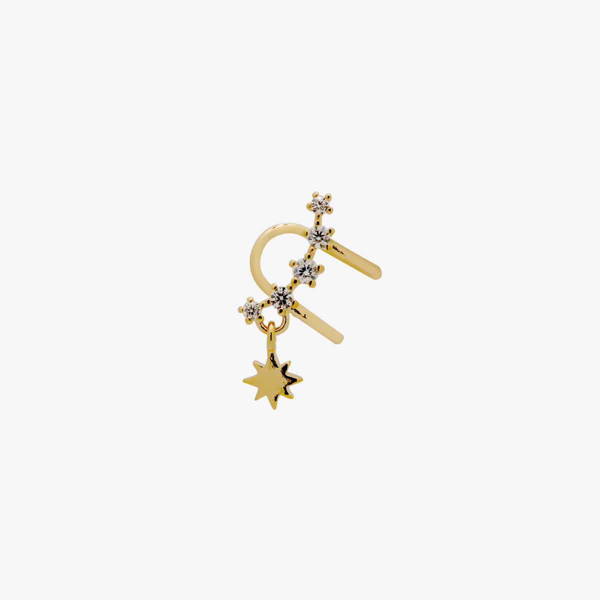 Milkyway celestial drop ear cuff no piercing required