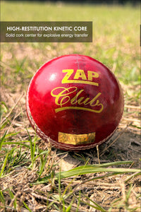 ZAP Club Cricket Leather Ball