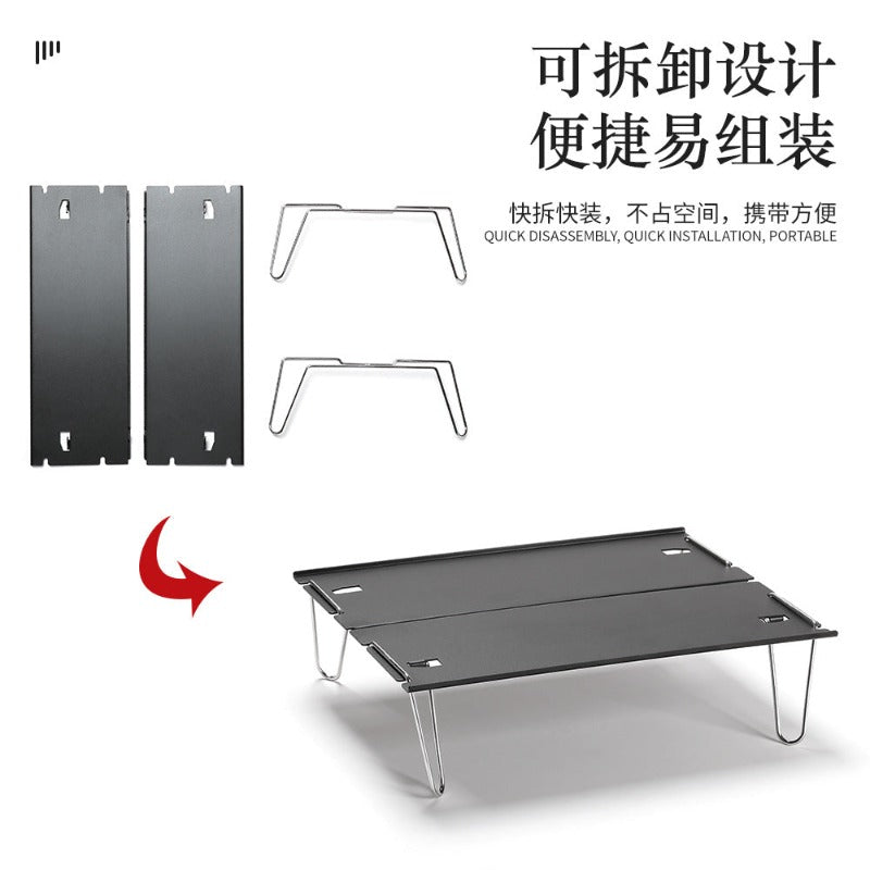 Camping Portable Foldable Table Small Coffee Tables Ultralight Outdoor Hiking Picnic Table MDF Mini Folding Table New