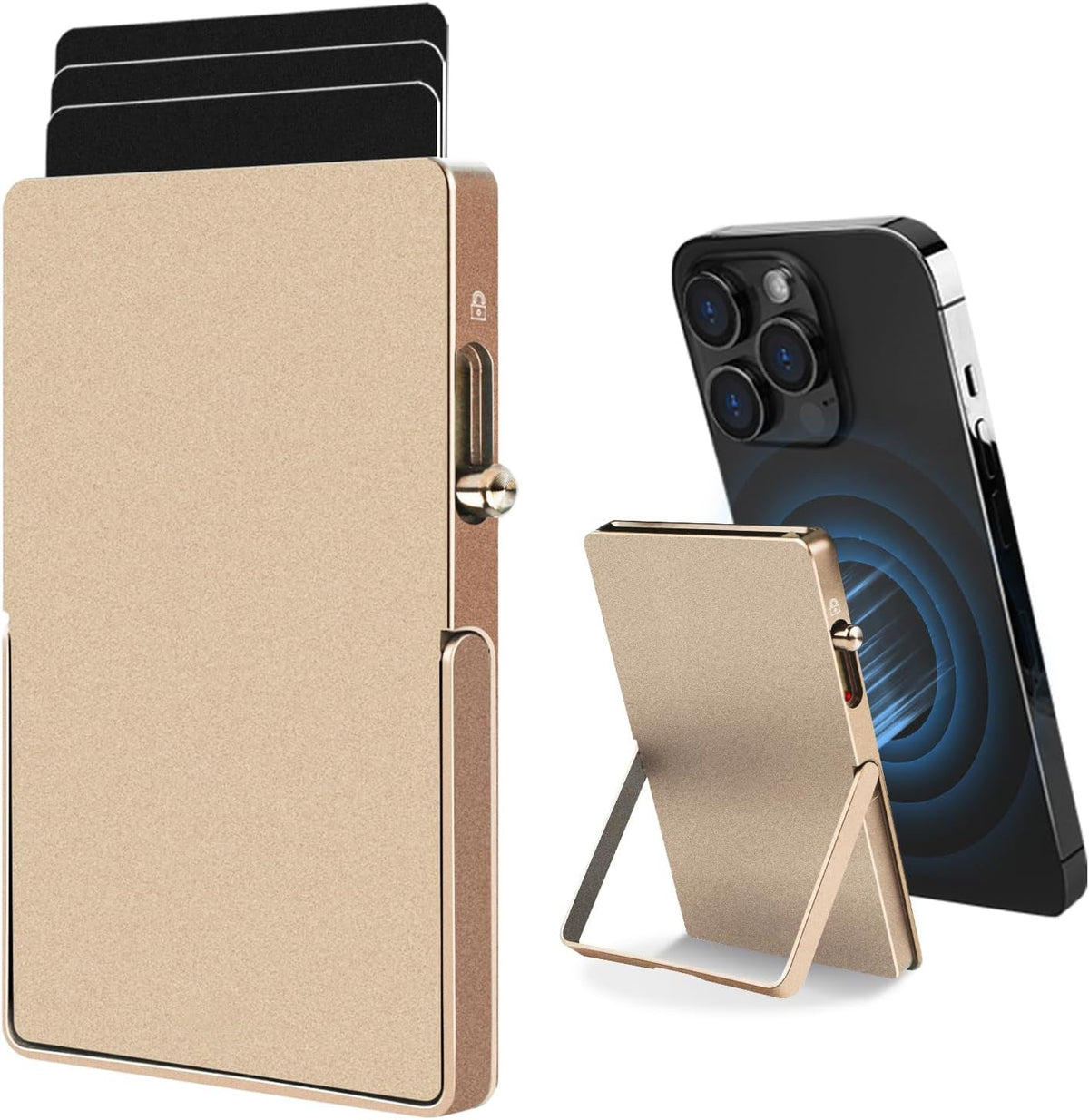 RFID-Blocking MagSafe Pop-Up Wallet