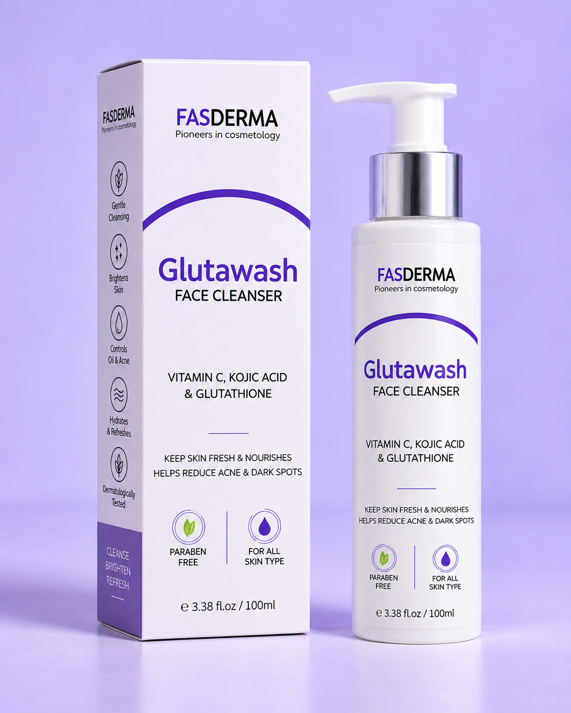 Glutawash Face Cleanser, 100ml