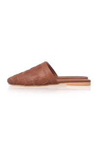 Clementine Leather Slides