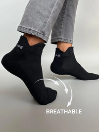 Premium low-cut sneaker socks offering invisible comfort with soft