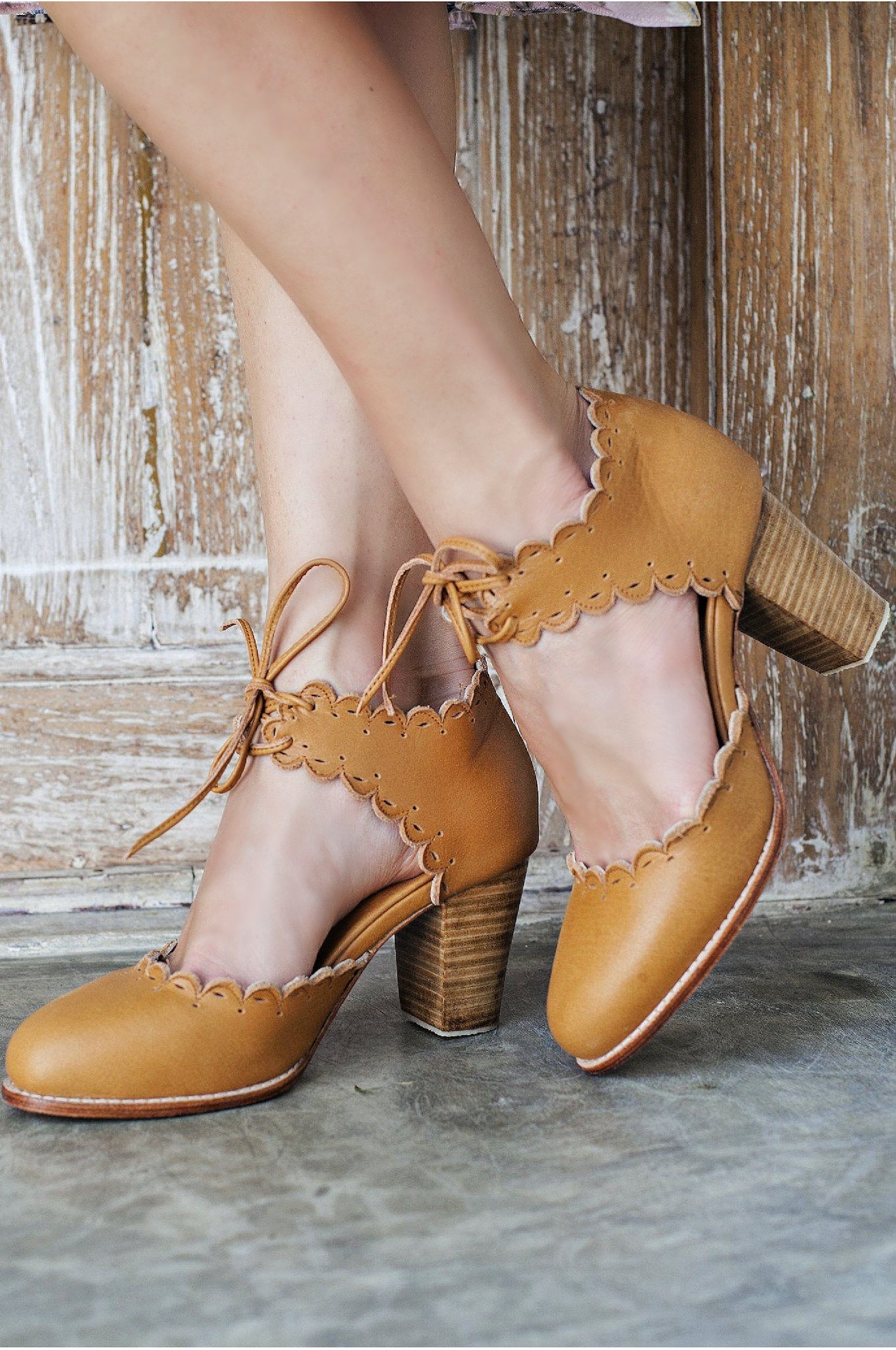 Dance Queen Leather Heels